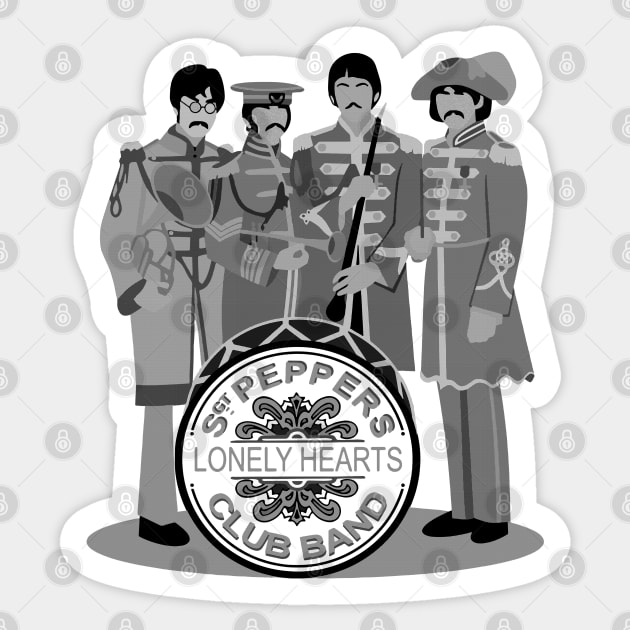 The Beatles Album Sticker by TheMusicFav